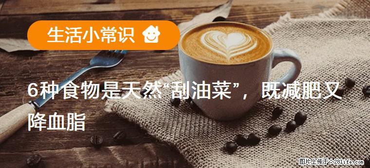【生活小常识】6种食物是天然“刮油菜”，既减肥又降血脂 - 丽江生活资讯 - 丽江28生活网 lj.28life.com